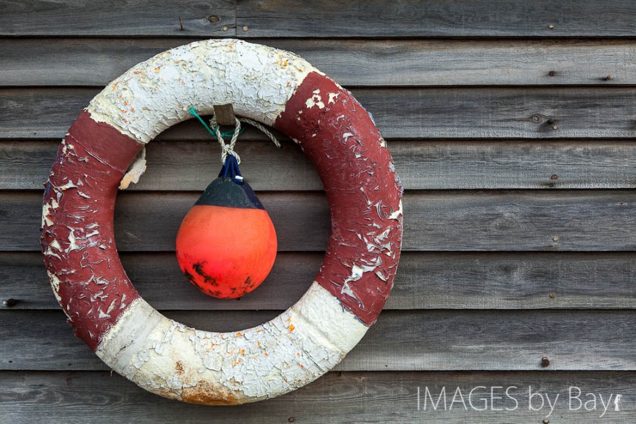 Photo of lifebuoy at Victorian Seaside