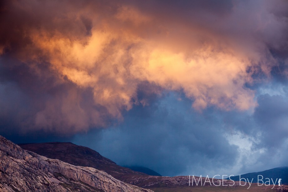 Image of clouds in Scotland