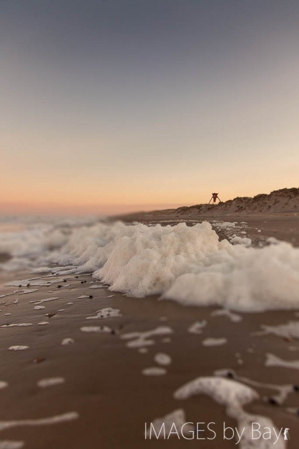 Foam at the beach!