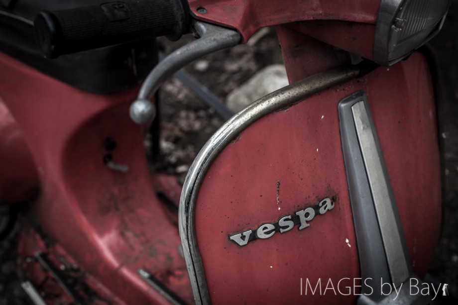 Red Vespa Image