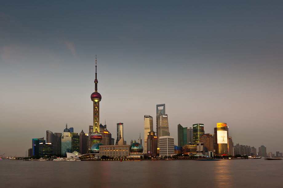 Shanghai Skyline with Canon EF 16-35mm